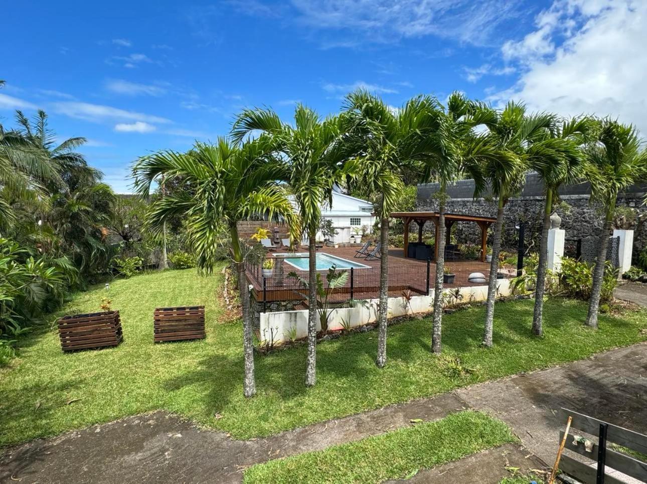 Grande Villa Au Calme - Vue Exceptionnelle - Climatisation - Piscine Sel Chauffee - Jardin Tropical Vincendo Exteriér fotografie